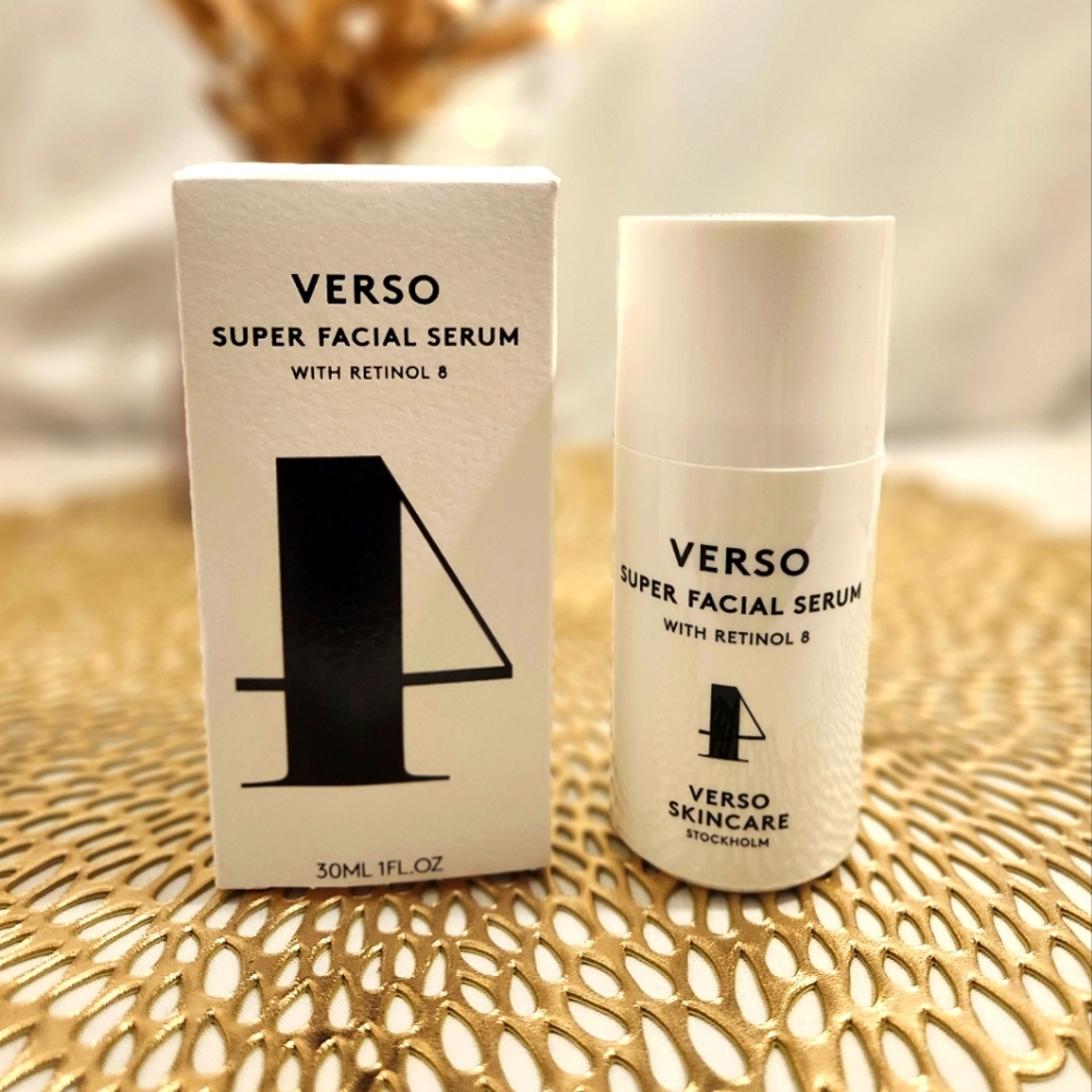 Verso Super Facial Serum with Retinol 8 No.4 30ML 1 FL. OZ. Full Size